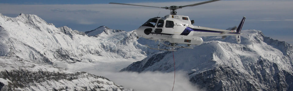 Helicopter strop work with Wanaka LandSAR